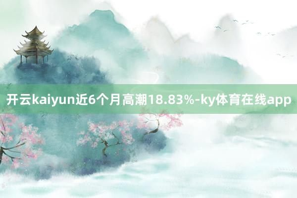 开云kaiyun近6个月高潮18.83%-ky体育在线app